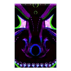 Demon Ethnic Mask Extreme Close Up Illustration Shower Curtain 48  X 72  (small)  by dflcprintsclothing