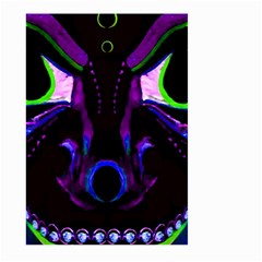 Demon Ethnic Mask Extreme Close Up Illustration Large Garden Flag (two Sides) by dflcprintsclothing