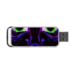 Demon Ethnic Mask Extreme Close Up Illustration Portable Usb Flash (one Side) by dflcprintsclothing