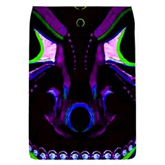 Demon Ethnic Mask Extreme Close Up Illustration Removable Flap Cover (s) by dflcprintsclothing