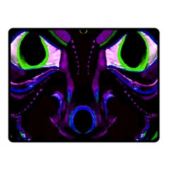 Demon Ethnic Mask Extreme Close Up Illustration Double Sided Fleece Blanket (small)  by dflcprintsclothing