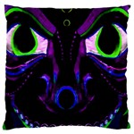 Demon Ethnic Mask Extreme Close Up Illustration Standard Flano Cushion Case (Two Sides) Front