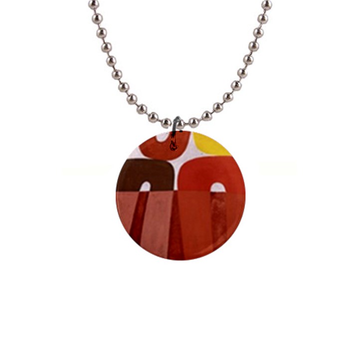 Sophie Taeuber Arp, Composition à Motifs D arceaux Ou Composition Horizontale Verticale 1  Button Necklace