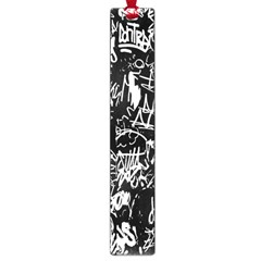 Graffiti Abstract Collage Print Pattern Large Book Marks by dflcprintsclothing