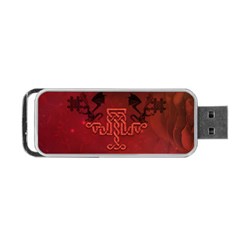 Decorative Celtic Knot With Dragon Portable Usb Flash (one Side) by FantasyWorld7