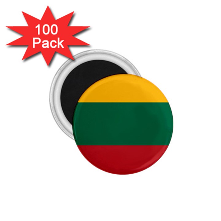 Lithuania Flag 1.75  Magnets (100 pack) 