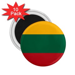 Lithuania Flag 2 25  Magnets (10 Pack) 