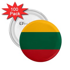 Lithuania Flag 2 25  Buttons (100 Pack)  by FlagGallery