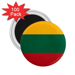 Lithuania Flag 2 25  Magnets (100 Pack) 