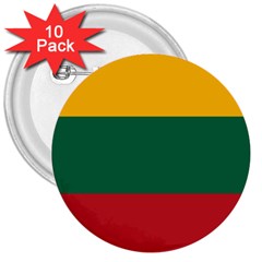 Lithuania Flag 3  Buttons (10 Pack)  by FlagGallery