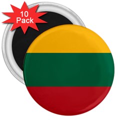 Lithuania Flag 3  Magnets (10 Pack)  by FlagGallery