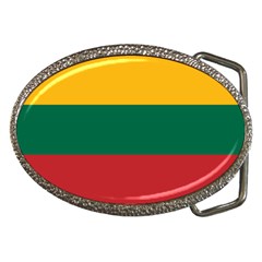 Lithuania Flag Belt Buckles by FlagGallery