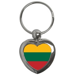 Lithuania Flag Key Chain (heart) by FlagGallery