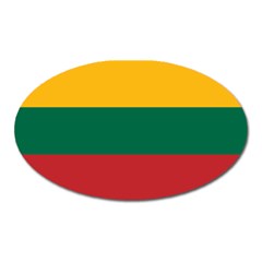 Lithuania Flag Oval Magnet by FlagGallery