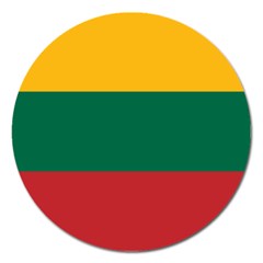 Lithuania Flag Magnet 5  (round) by FlagGallery