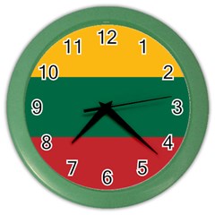 Lithuania Flag Color Wall Clock by FlagGallery