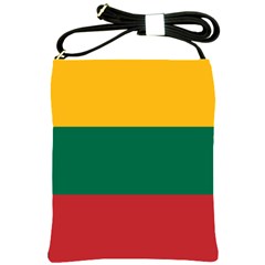 Lithuania Flag Shoulder Sling Bag by FlagGallery