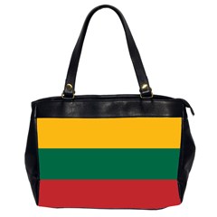 Lithuania Flag Oversize Office Handbag (2 Sides) by FlagGallery