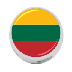 Lithuania Flag 4-port Usb Hub (two Sides) by FlagGallery