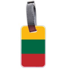 Lithuania Flag Luggage Tag (two Sides) by FlagGallery