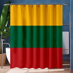 Lithuania Flag Shower Curtain 60  X 72  (medium)  by FlagGallery