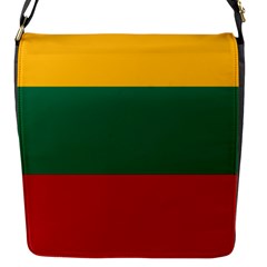 Lithuania Flag Flap Closure Messenger Bag (s) by FlagGallery