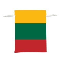 Lithuania Flag Lightweight Drawstring Pouch (s) by FlagGallery