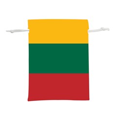 Lithuania Flag Lightweight Drawstring Pouch (l) by FlagGallery