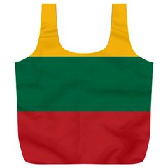 Lithuania Flag Full Print Recycle Bag (xxl) by FlagGallery