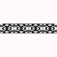 Black And White Modern Ornate Stripes Design Small Bar Mats