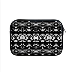 Black And White Modern Ornate Stripes Design Apple MacBook Pro 15  Zipper Case