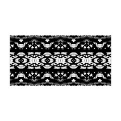 Black And White Modern Ornate Stripes Design Yoga Headband