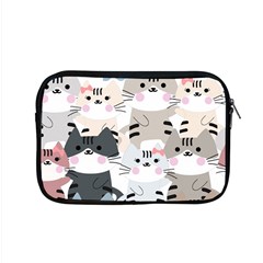 Cute Cat Couple Seamless Pattern Cartoon Apple Macbook Pro 15  Zipper Case by Vaneshart