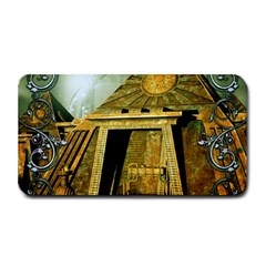 Awesome Steampunk Pyramid In The Night Medium Bar Mats by FantasyWorld7