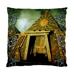 Awesome Steampunk Pyramid In The Night Standard Cushion Case (one Side) by FantasyWorld7