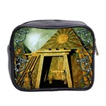 Awesome Steampunk Pyramid In The Night Mini Toiletries Bag (Two Sides) Back