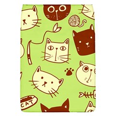 Cute Hand Drawn Cat Seamless Pattern Removable Flap Cover (l) by Vaneshart