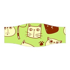 Cute Hand Drawn Cat Seamless Pattern Stretchable Headband by Vaneshart