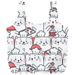 Cute Cat Chef Cooking Seamless Pattern Cartoon Full Print Recycle Bag (XL) Front