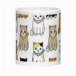 Cat Kitten Seamless Pattern Morph Mugs Center