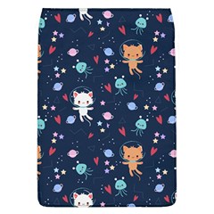 Cute Astronaut Cat With Star Galaxy Elements Seamless Pattern Removable Flap Cover (l) by Vaneshart