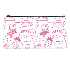 Cute Girly Seamless Pattern Pencil Cases by Vaneshart