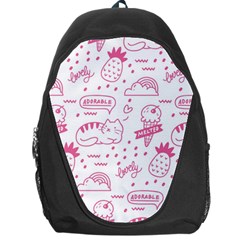 Cute Girly Seamless Pattern Backpack Bag by Vaneshart