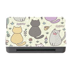 Funny Cartoon Cats Seamless Pattern  Memory Card Reader With Cf by Vaneshart