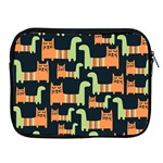 Seamless Pattern With Cats Apple iPad 2/3/4 Zipper Cases Front