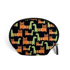 Seamless Pattern With Cats Accessory Pouch (small) by Vaneshart