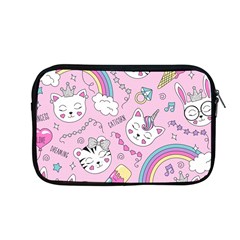 Beautiful Cute Animals Pattern Pink Apple Macbook Pro 13  Zipper Case by Vaneshart