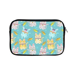 Vector Seamless Pattern With Colorful Cats Fish Apple Macbook Pro 13  Zipper Case by Vaneshart