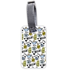 Everyday Things Pattern Luggage Tag (one Side) by Vaneshart