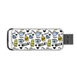 Everyday Things Pattern Portable USB Flash (Two Sides) Front